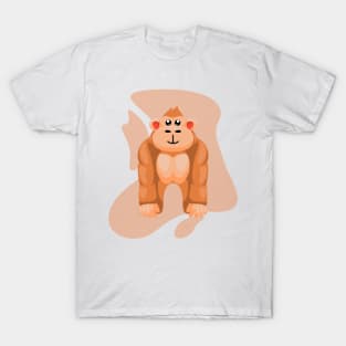 Cute Kingkong Mascot T-Shirt